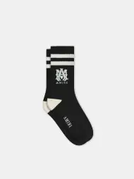 KIDS - KIDS' MA STRIPE SOCKS - Black(COTTON POLYESTER,BLACK)