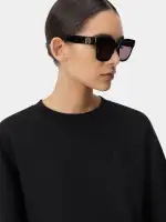 WOMEN - WOMEN'S AMIRI EMBROIDERED CREW - Black(COTTON,BLACK)