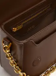 WOMEN - WOMEN'S MICRO MA BAG WITH CHAIN HANDLE - Brown(SILK,Brown)