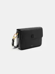 MA QUAD LEATHER CROSSBODY - Black(SILK,BLACK)