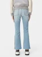 WOMEN - WOMEN'S KICK FLARE - Antique Indigo(DENIM,Antique Indigo)