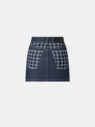 WOMEN - WOMEN'S MA QUAD MINI SKIRT - Raw Indigo(DENIM,RAW INDIGO)