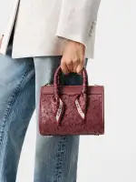 WOMEN - WOMEN'S STARS MICRO TRIANGLE BAG - Burgundy(SILK,Burgundy)