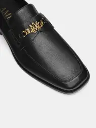 MA SLIP ON LOAFER - Black(SILK,BLACK)