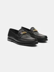 MA CHAIN LOAFER - Black(SILK,BLACK)