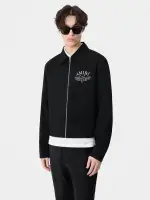 AMIRI ARTS DISTRICT BLOUSON - Black(WOOL BLEND,BLACK)