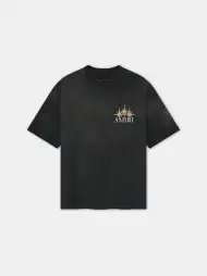 AMIRI STARBURST OVERSIZED TEE - Black