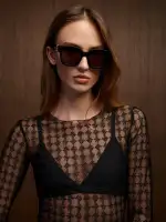 WOMEN - WOMEN'S MA QUAD LACE TOP - Black(POLYESTER,BLACK)