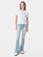 WOMEN - WOMEN'S KICK FLARE - Light Indigo(DENIM,Light Indigo)