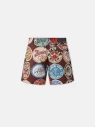 AMIRI COASTERS SWIM TRUNK - Chocolate(POLYESTER,Chocolate)