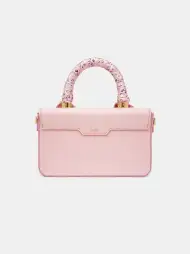 WOMEN - WOMEN'S MICRO LONG MA BAG - Pale Peach(SILK,Pale Peach)