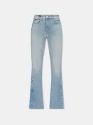 WOMEN - WOMEN'S KICK FLARE - Light Indigo
