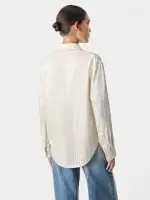 WOMEN - WOMEN'S MA QUAD LONG SLEEVE SHIRT - Alabaster(VISCOSE,Alabaster)