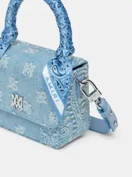 WOMEN - WOMEN'S DENIM BANDANA MICRO MA BAG - Antique Indigo(COTTON,Antique Indigo)
