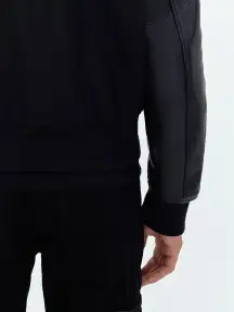 AMIRI STAGGERED VARSITY JACKET - Black(WOOL,BLACK)