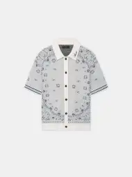 BANDANA POLO - White Blue