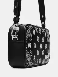 BANDANA EMBROIDERED CAMERA CASE - Black(SILK,BLACK)