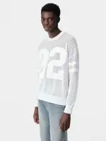 AMIRI 22 CREWNECK - White(EGYPTIAN COTTON,White)