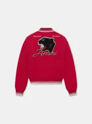 AMIRI PANTHER BOMBER - Varsity Red(WOOL BLEND,Varsity Red)