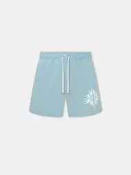 STARBURST SWIM TRUNK - Dusty Blue