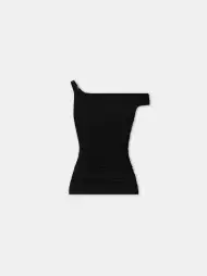 WOMEN - WOMEN'S OFF THE SHOULDER TOP - Black(VISCOSE,BLACK)