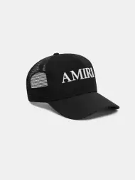 AMIRI CORE LOGO TRUCKER HAT - Black(COTTON,BLACK)