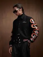 AMIRI SNAKE BONES JACKET - Black(WOOL BLEND,BLACK)