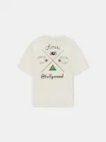 AMIRI POOL CUE TEE - Alabaster(COTTON,Alabaster)