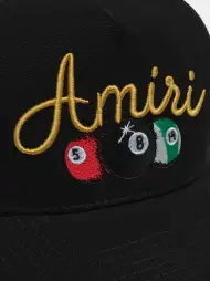 AMIRI BILLIARDS TRUCKER HAT - Black(COTTON,BLACK)