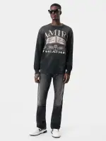 AMIRI THEATERS VINTAGE CREW - Black(COTTON TERRY,BLACK)
