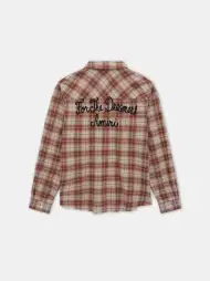 AMIRI SHOTGUN FLANNEL - Chocolate(COTTON,Chocolate)
