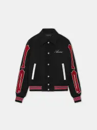BONES JACKET - Black Red