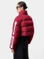 WOMEN - WOMEN'S BONES CROPPED DOWN JACKET - Deep Red(NYLON,Deep Red)