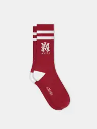 MA STRIPE SOCK - Varsity Red(COTTON POLYESTER,Varsity Red)