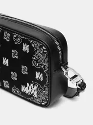 BANDANA EMBROIDERED CAMERA CASE - Black(SILK,BLACK)