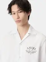 ARTS DISTRICT CAMP SHIRT - White(Poplin,White)