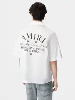 ARTS DISTRICT CAMP SHIRT - White(Poplin,White)