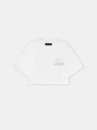 WOMEN - WOMEN'S AMIRI STARBURST CROPPED TEE - Ivory