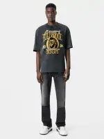AMIRI HIGH LION SKATER TEE - Black(COTTON,BLACK)