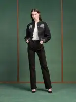 WOMEN - WOMEN'S MA QUAD PATCH SLIM JEAN - Black(DENIM,BLACK OD)