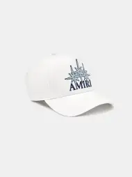 AMIRI STARBURST CANVAS HAT - Ivory(CANVAS,Ivory)