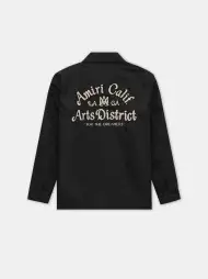 AMIRI ARTS DISTRICT COACH JACKET - Black(POLYAMIDE,BLACK)