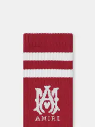 MA STRIPE SOCK - Varsity Red(COTTON POLYESTER,Varsity Red)