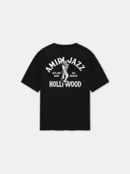 AMIRI JAZZ WOLF TEE - Black(COTTON,BLACK)
