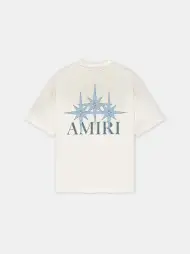 AMIRI STARBURST OVERSIZED TEE - Ivory(COTTON,Ivory)