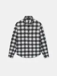 STARBURST FLANNEL - Black
