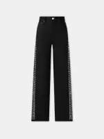 WOMEN - WOMEN'S MA QUAD CRYSTAL WIDE STRAIGHT - Black