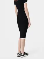 WOMEN - WOMEN'S MA MIDI SKIRT - Black(VISCOSE,BLACK)