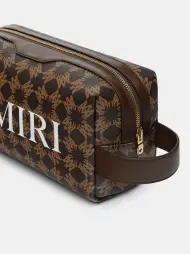 AMIRI MA QUAD DOPP KIT - Chocolate(COTTON BLEND,Chocolate)
