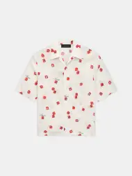 AMIRI DICE BOWLING SHIRT - Alabaster